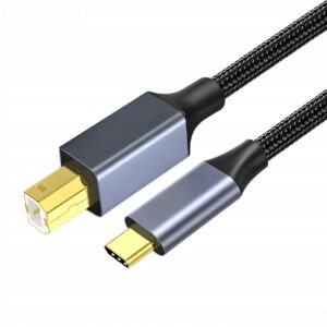 Kabel Przewód Usb C Do Drukarki Skanera Usb-c Do Usb-b Premium 2m